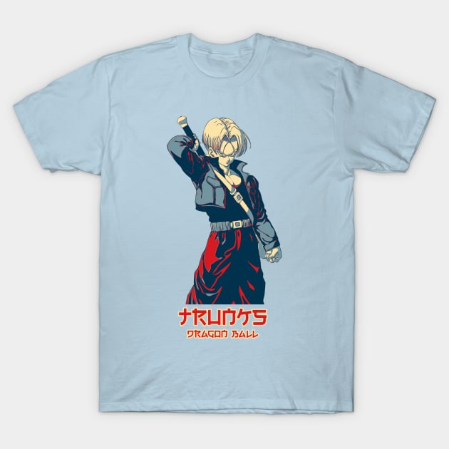 Trunks Dragon Ball Hope Style T-Shirt by masnono